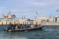 November 2013: Ausbildung der libschen Küstenwache in EU-Mission "EUBAM Libyen" (Bild: EEAS).