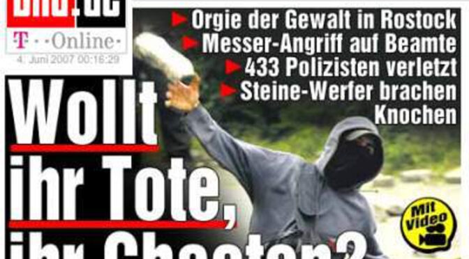 Gipfel der Lügen – Polizeiliche Desinformationspolitik bei Demonstrationen